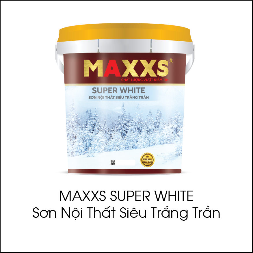 Maxxs Super White sơn nội thất siêu trắng trần - Công Ty Cổ Phần Sơn Maxxs Việt Nam